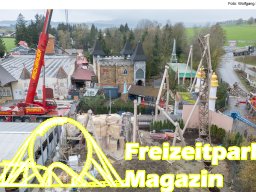 Aufbau des Themenbereichs „Sonnenbucht“ in FANTASIA (Dezember 2024)